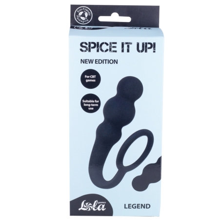 Анальный плаг с кольцом Legend