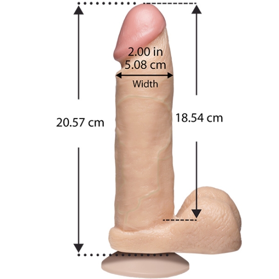 Фаллос Realistic Cock 8&quot;, Doc Johnson